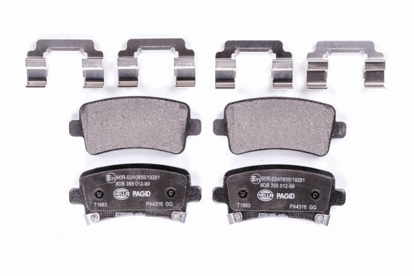 Klocki hamulcowe HELLA 8DB 355 012-991