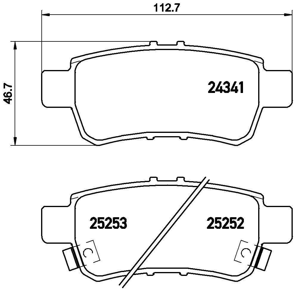 Klocki hamulcowe BREMBO P 28 062