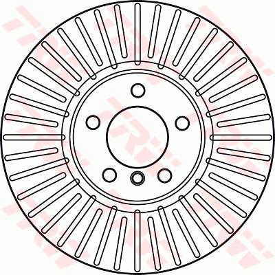 Tarcza hamulcowa TRW DF6003S