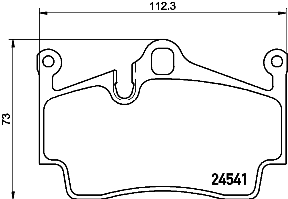 Klocki hamulcowe HELLA 8DB 355 013-311