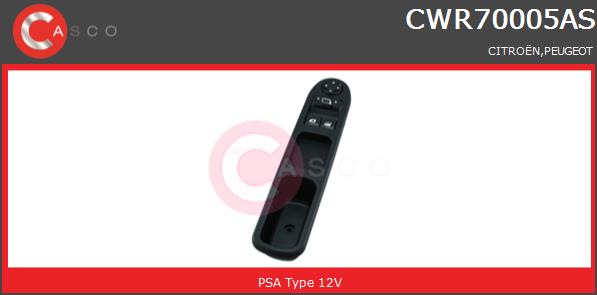 Przełącznik podnośnika szyby CASCO CWR70005AS