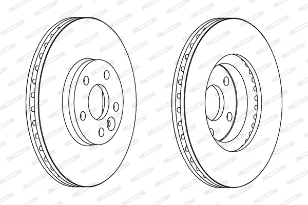 Tarcza hamulcowa FERODO DDF1567C