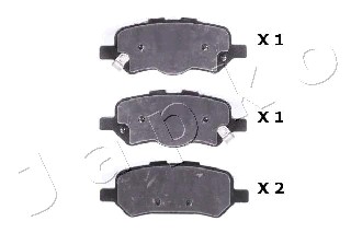 Klocki hamulcowe JAPKO 512003