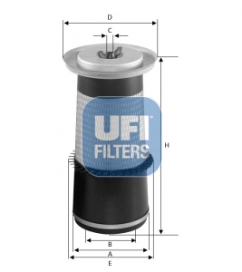 Filtr powietrza UFI 27.A60.00