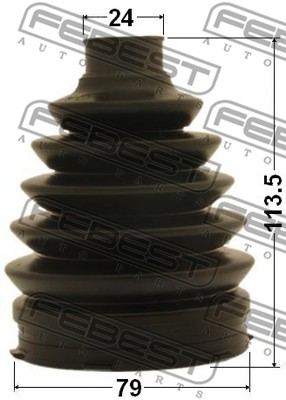 Osłona przegubu FEBEST 0117P-1NZFE