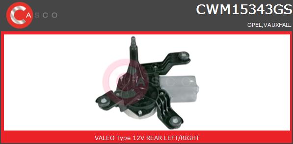 Silnik wycieraczek CASCO CWM15343GS