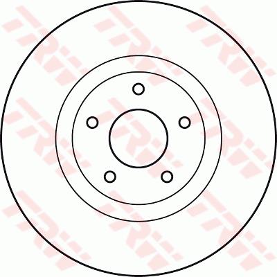 Tarcza hamulcowa TRW DF4989S