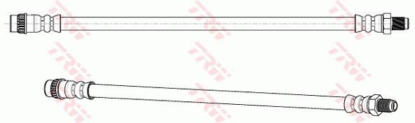 Przewód hamulcowy elastyczny TRW PHB407