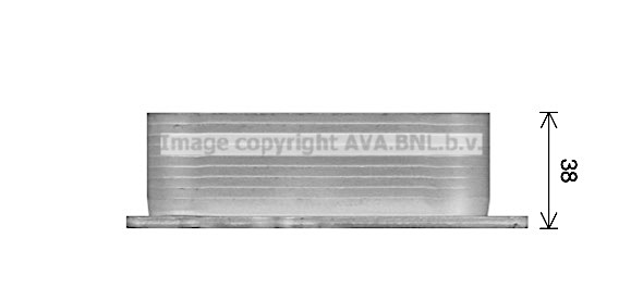 Chłodnica oleju silnikowego AVA QUALITY COOLING AL3153