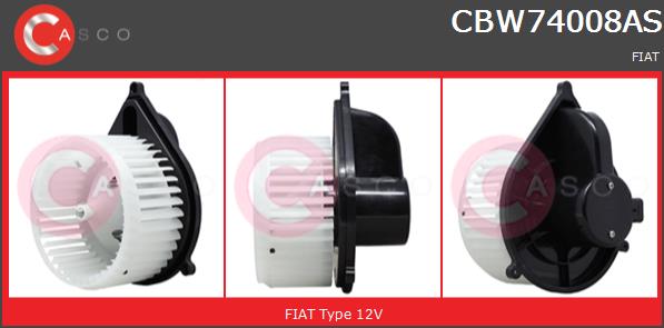 Wentylator wnętrza CASCO CBW74008AS