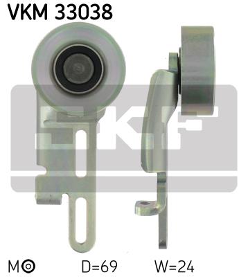 Rolka napinacza paska osprzętu SKF VKM 33038