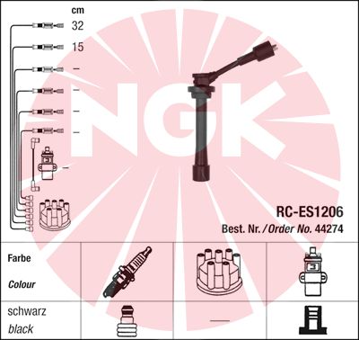 Przewody zapłonowe NGK 44274