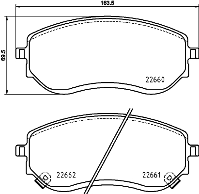 Klocki hamulcowe HELLA 8DB 355 037-901