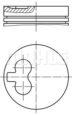 Tłok MAHLE ORIGINAL 029 82 00