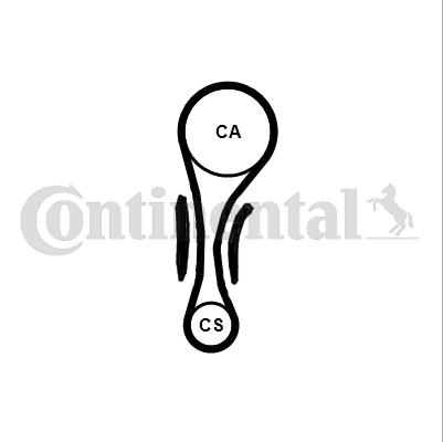 Zestaw paska rozrządu CONTINENTAL CTAM CT1210K1