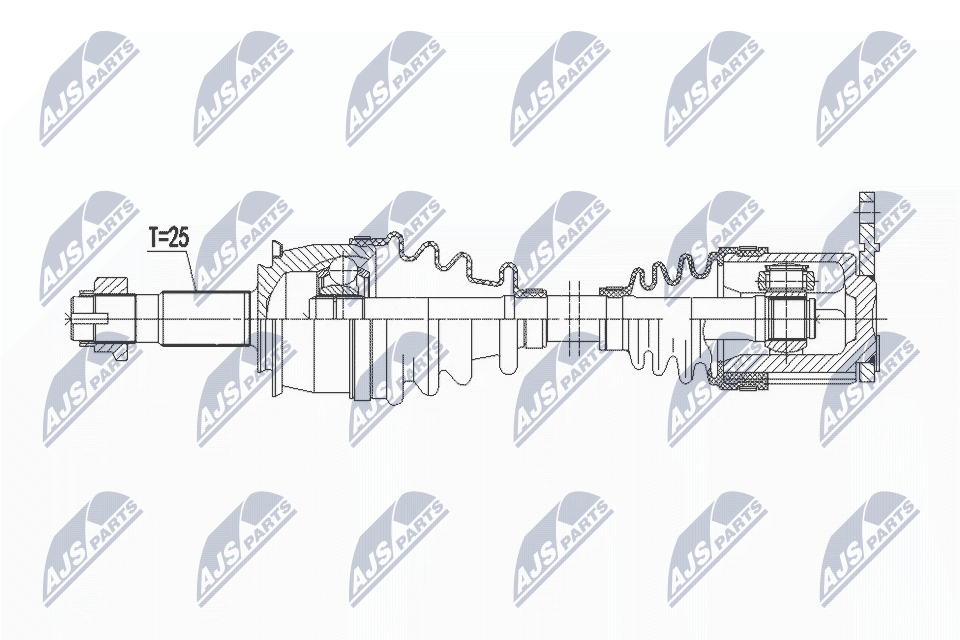 Wał napędowy NTY NPW-PL-137