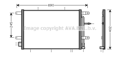 Skraplacz klimatyzacji AVA QUALITY COOLING AI5239