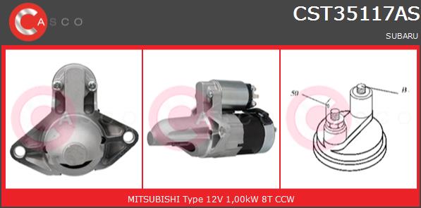 Rozrusznik CASCO CST35117AS