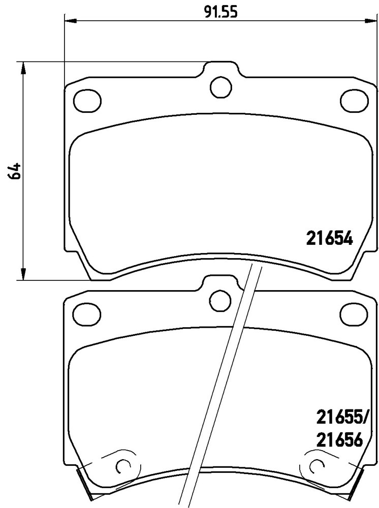 Klocki hamulcowe BREMBO P 49 016