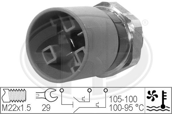 Włącznik wentylatora ERA 330226