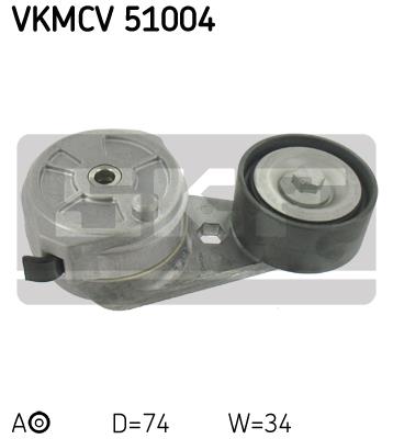 Rolka napinacza paska osprzętu SKF VKMCV 51004