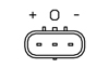 Czujnik ciśnienia w kolektorze ssącym NGK 90962