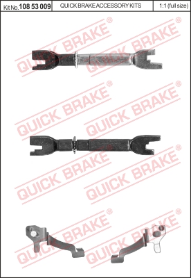 Regulacja szczęk hamulcowych QUICK BRAKE 108 53 009