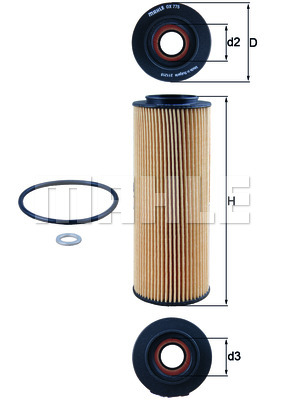 Filtr oleju KNECHT OX 775D