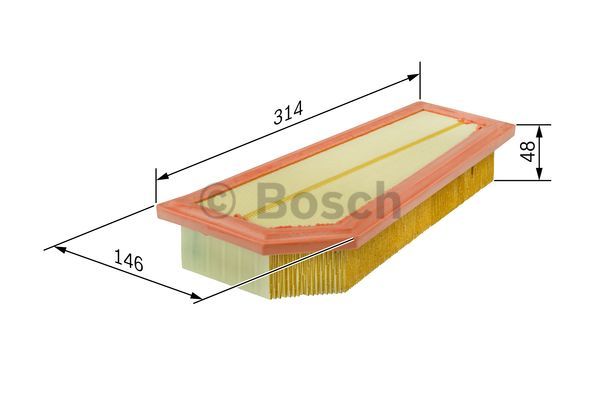 Filtr powietrza BOSCH F 026 400 134