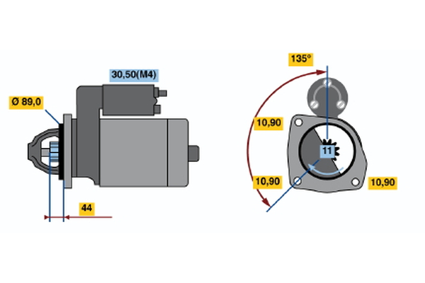 Alternator BOSCH 1 986 A01 069