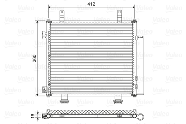 Skraplacz klimatyzacji VALEO 822573
