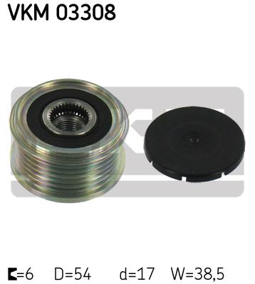 Sprzęgło alternatora SKF VKM 03308