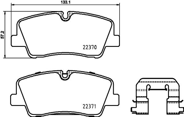 Klocki hamulcowe BREMBO P 30 085