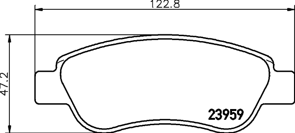Klocki hamulcowe HELLA 8DB 355 012-141