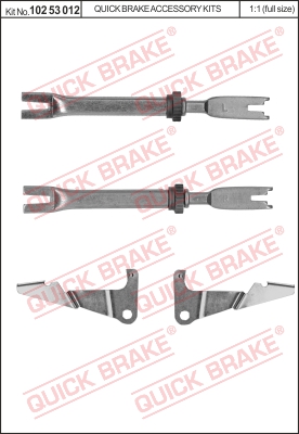 Regulacja szczęk hamulcowych QUICK BRAKE 102 53 012