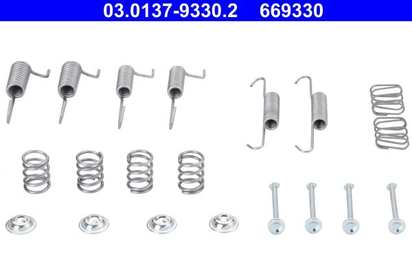 Zestaw montażowy szczęk hamulcowych ATE 03.0137-9330.2