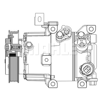 Kompresor klimatyzacji MAHLE ACP 631 000P