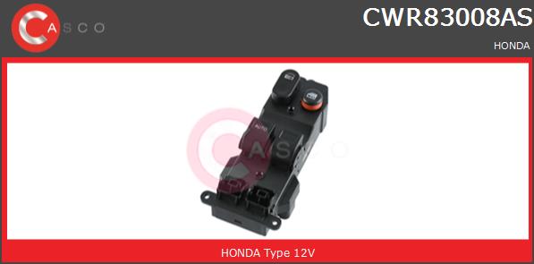 Przełącznik podnośnika szyby CASCO CWR83008AS