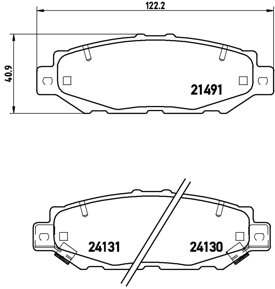 Klocki hamulcowe BREMBO P 83 038