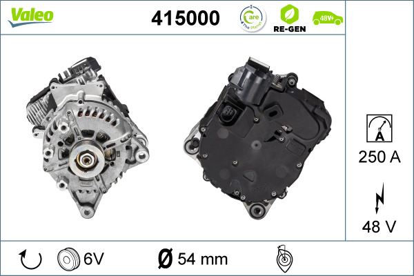 Rozrusznikoalternator VALEO 415000