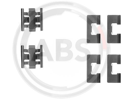 Zestaw akcesoriów montażowych  klocków hamulcowych A.B.S. 1091Q