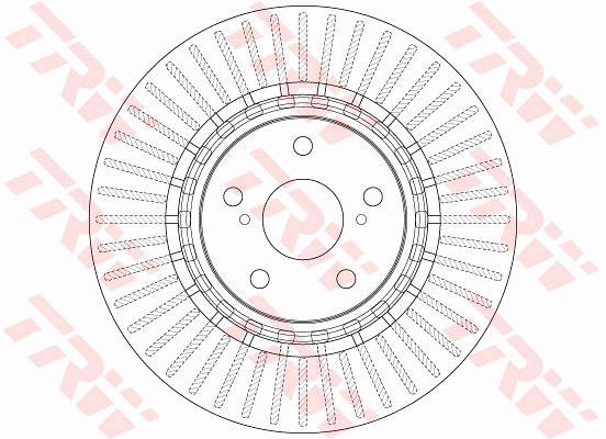 Tarcza hamulcowa TRW DF6265
