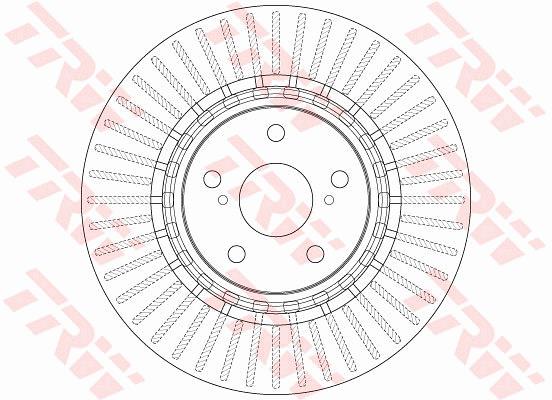 Tarcza hamulcowa TRW DF6265