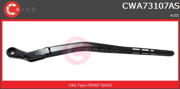 Ramię wycieraczki CASCO CWA73107AS