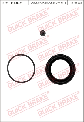 Zestaw naprawczy zacisku hamulcowego QUICK BRAKE 114-0051