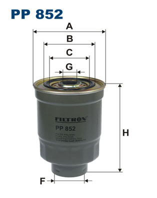 Filtr paliwa FILTRON PP852