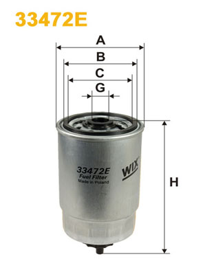 Filtr paliwa WIX FILTERS 33472E