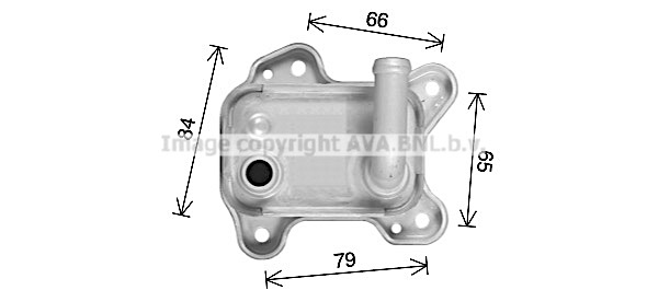 Chłodnica oleju silnikowego AVA QUALITY COOLING OL3716