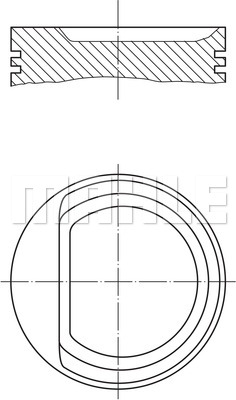 Tłok MAHLE 030 71 02