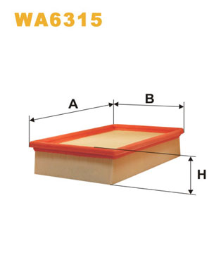 Filtr powietrza WIX FILTERS WA6315
